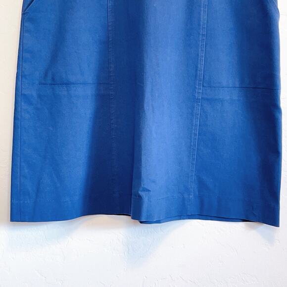 THEORY SLATE BLUE SHEATH DRESS SZ 10 - Picture 9 of 10